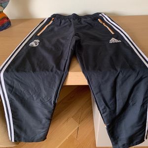 Original Adidas Real Madrid track pants SIZE S